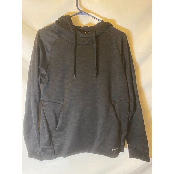 Tek Gear Mens Size Medium M Black Hoodie Hooded Sweatshirt WarmTek - Picture 1 of 2